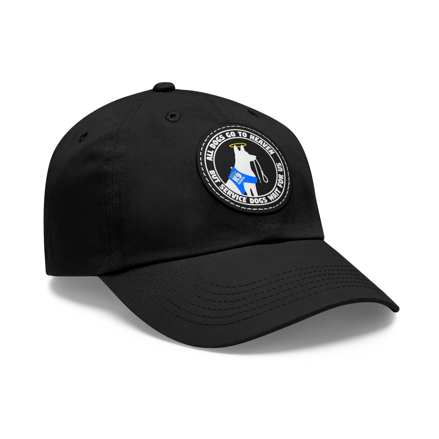 Dad Hat with Leather Logo Patch