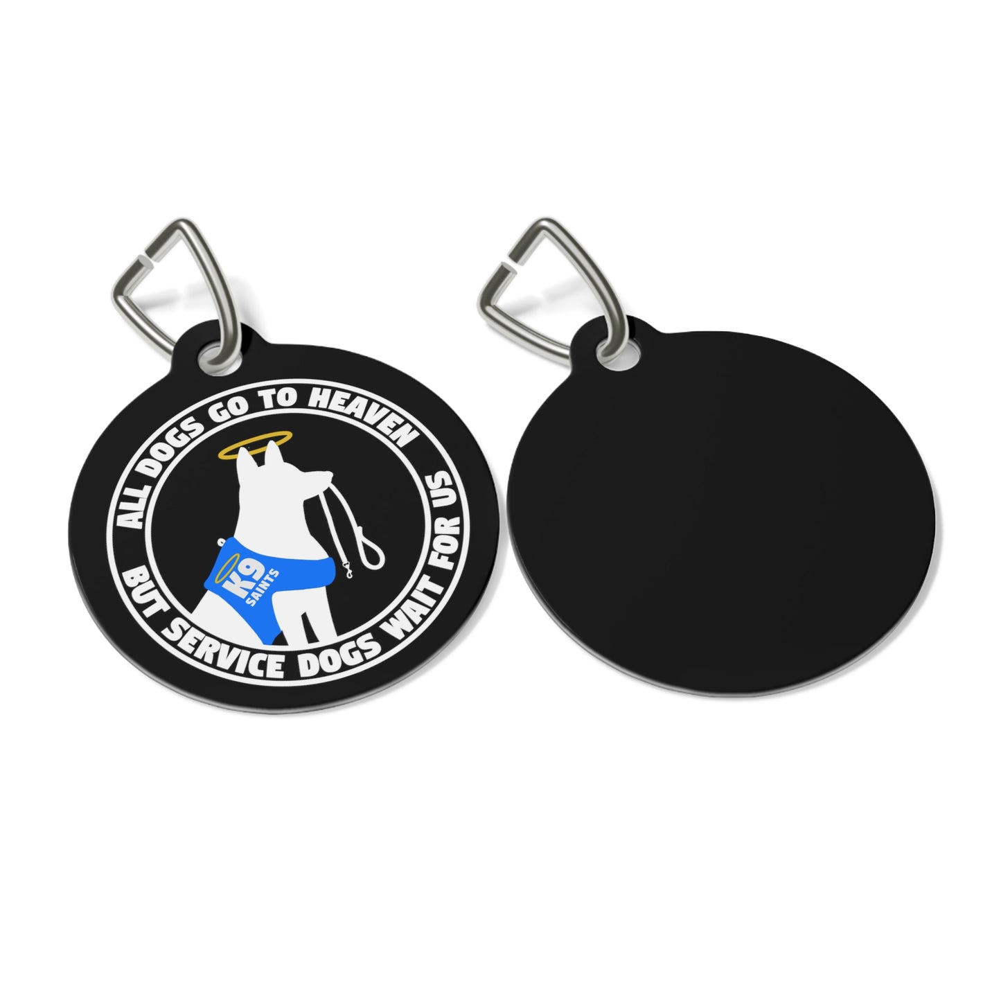 Service Dogs Wait for Us "Dog Tag"