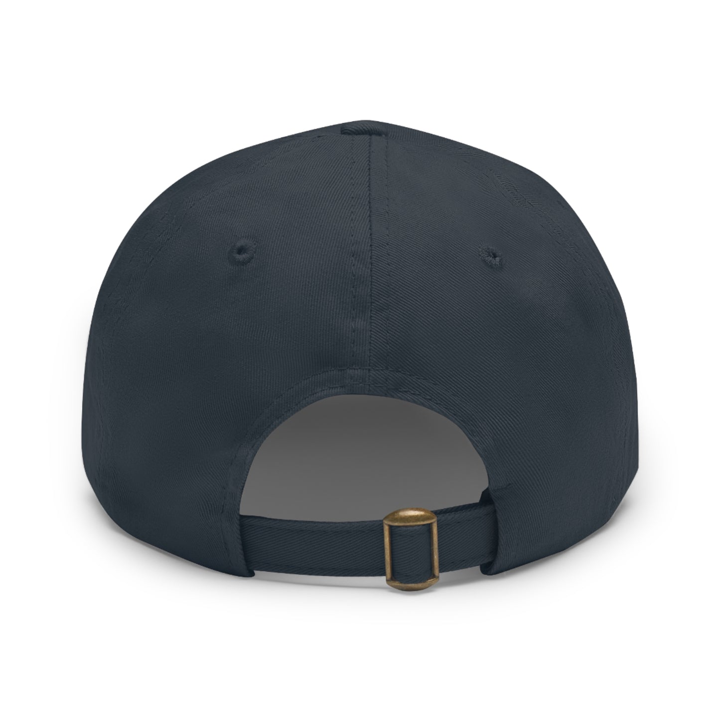 Dad Hat with Leather Logo Patch