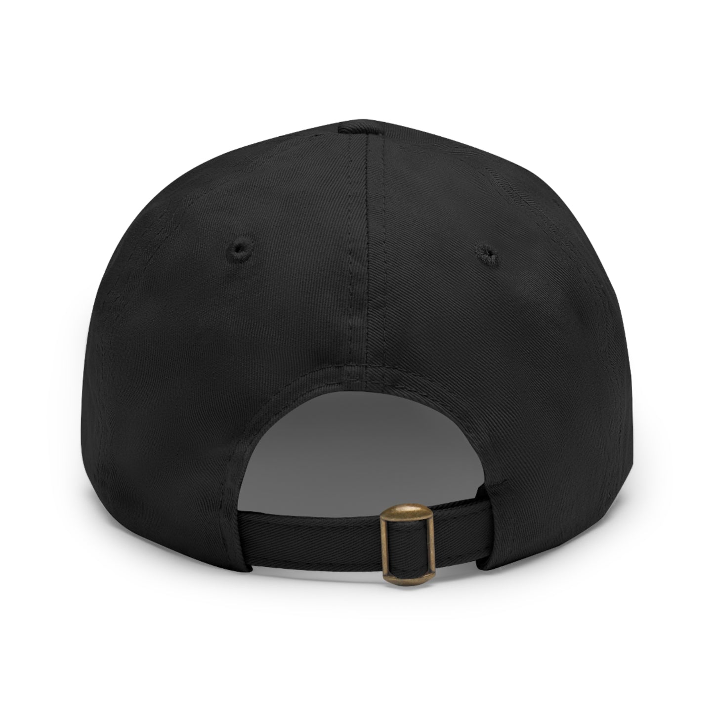 Dad Hat with Leather Logo Patch