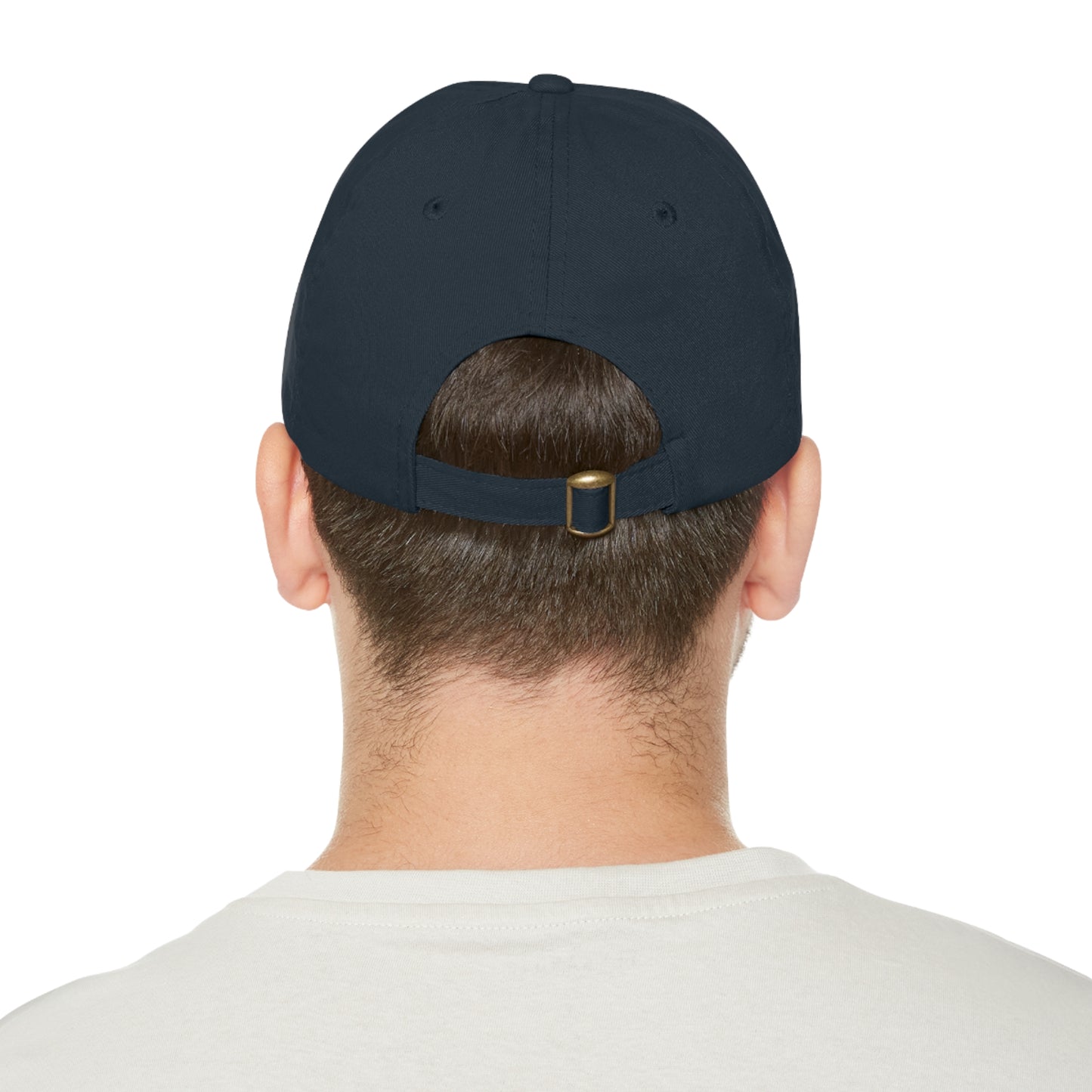 Dad Hat with Leather Logo Patch